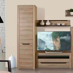 АФИНА А15 Шкаф для одежды Ясень Таормина в Стрежевом - strezevoi.mebel24.online | фото 2