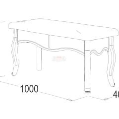 Банкетка 1000 Ольга-10 МДФ в Стрежевом - strezevoi.mebel24.online | фото 2