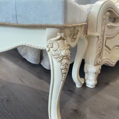 Банкетка Мона Лиза (крем) в Стрежевом - strezevoi.mebel24.online | фото 3