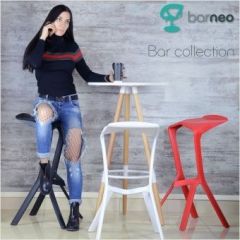 Барный стул Barneo N-227 Miura черный в Стрежевом - strezevoi.mebel24.online | фото 2
