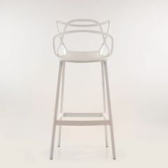 Барный стул Barneo N-235 Masters, белый, design Phillip Stark в Стрежевом - strezevoi.mebel24.online | фото 3