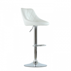 Барный стул Barneo N-83 Comfort (Комфорт) белый в Стрежевом - strezevoi.mebel24.online | фото