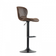 Барный стул Barneo N-86 Time / Black / VPU Brown Vintage коричневый винтаж PK970-18 в Стрежевом - strezevoi.mebel24.online | фото