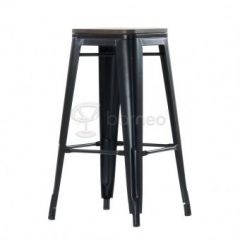 Барный табурет Barneo N-237 Tolix style Wood (цвет RAL) в Стрежевом - strezevoi.mebel24.online | фото