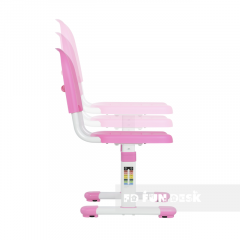 Комплект парта + стул трансформеры Cantare Pink в Стрежевом - strezevoi.mebel24.online | фото 7