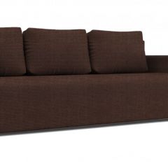 Диван Алиса 4 Shaggy CHOCOLATE - Teos Dark Brown в Стрежевом - strezevoi.mebel24.online | фото