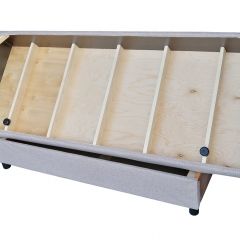 Диван-кровать Комфорт без подлокотников (4 подушки) BALTIC GREY в Стрежевом - strezevoi.mebel24.online | фото 12