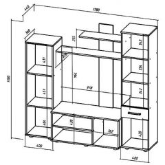 ИБИЦА Гостиная (ЯШС/ЯШТ) в Стрежевом - strezevoi.mebel24.online | фото 2