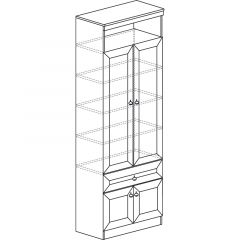 Гостиная Инна 4 Денвер темный в Стрежевом - strezevoi.mebel24.online | фото 7