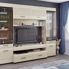 Гостиная Камелия Композиция 11 (Ясень Асахи) в Стрежевом - strezevoi.mebel24.online | фото