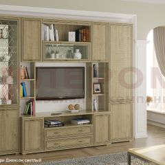 Гостиная Карина Композиция 2 (Гикори Джексон светлый) в Стрежевом - strezevoi.mebel24.online | фото
