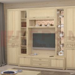 Гостиная Карина Композиция 3 (Ясень Асахи) в Стрежевом - strezevoi.mebel24.online | фото