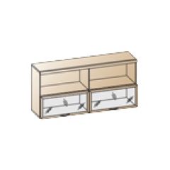 Гостиная Карина Композиция 9 (Гикори Джексон светлый) в Стрежевом - strezevoi.mebel24.online | фото 3