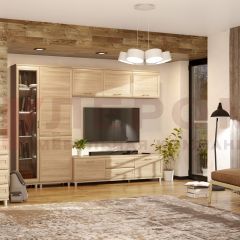 Гостиная Мелисса Композиция 10 (Ясень Асахи) в Стрежевом - strezevoi.mebel24.online | фото
