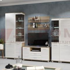 Гостиная Мелисса Композиция 5 (корпус Ясень Асахи, фасад Снежный ясень) в Стрежевом - strezevoi.mebel24.online | фото 2
