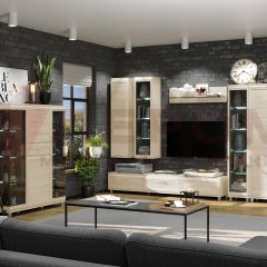 Гостиная Мелисса Композиция 6 (Ясень Асахи) в Стрежевом - strezevoi.mebel24.online | фото
