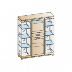 Гостиная Мелисса Композиция 6 (Ясень Асахи) в Стрежевом - strezevoi.mebel24.online | фото 2