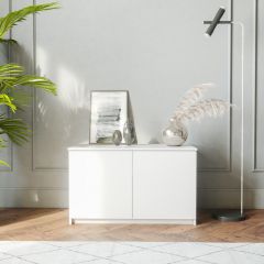 МОРИ Гостиная модульная (белый) в Стрежевом - strezevoi.mebel24.online | фото 7