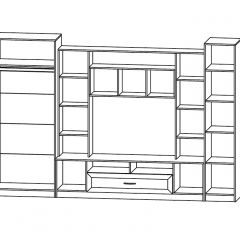 ПРАГА Гостиная (модульная) в Стрежевом - strezevoi.mebel24.online | фото 2