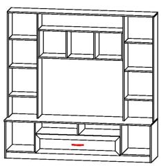 ПРАГА Гостиная (модульная) в Стрежевом - strezevoi.mebel24.online | фото 3