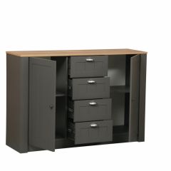 Гостиная Прованс (модульная) Диамант серый в Стрежевом - strezevoi.mebel24.online | фото 12