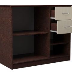 Комод АЛЛА (Венге/дуб млечный) Эко в Стрежевом - strezevoi.mebel24.online | фото 2