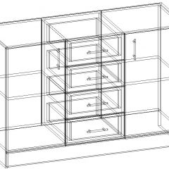 СОФИЯ Комод К1000 2Д (венге/дуб белфорт) в Стрежевом - strezevoi.mebel24.online | фото 3