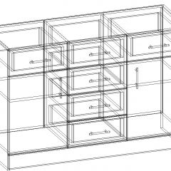 СОФИЯ Комод К1200 2Д (венге/дуб белфорт) в Стрежевом - strezevoi.mebel24.online | фото 3