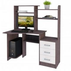 Компьютерный стол №16 (Анкор темныйанкор темный) в Стрежевом - strezevoi.mebel24.online | фото 2