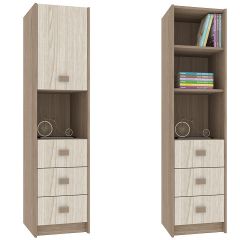 Компьютерный стол СК-01 + Пенал ПСК в Стрежевом - strezevoi.mebel24.online | фото 3