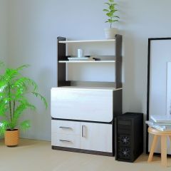 Компьютерный стол СП-1 (Венге/Дуб молочный) в Стрежевом - strezevoi.mebel24.online | фото 4