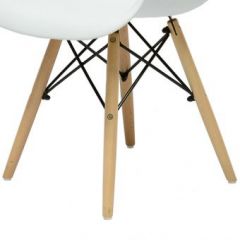 Кресло Barneo N-14 WoodMold белый в Стрежевом - strezevoi.mebel24.online | фото 2