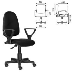 Кресло BRABIX "Prestige Ergo MG-311" (ткань, черное) 531872 в Стрежевом - strezevoi.mebel24.online | фото 2