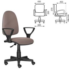 Кресло BRABIX "Prestige Ergo MG-311" (ткань, бежевое) 531873 в Стрежевом - strezevoi.mebel24.online | фото 2
