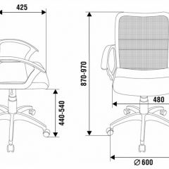 Кресло Бюрократ CH-590/BLACK в Стрежевом - strezevoi.mebel24.online | фото 5