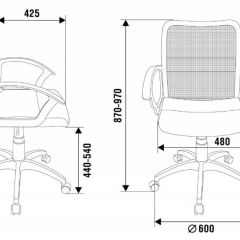 Кресло Бюрократ CH-590SL/BLACK в Стрежевом - strezevoi.mebel24.online | фото 4