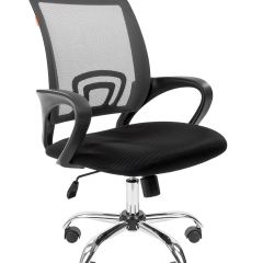 Кресло для оператора CHAIRMAN 696 хром (ткань TW-11/сетка TW-04) в Стрежевом - strezevoi.mebel24.online | фото 2