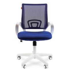 Кресло для оператора CHAIRMAN 696 white (ткань TW-10/сетка TW-05) в Стрежевом - strezevoi.mebel24.online | фото 2