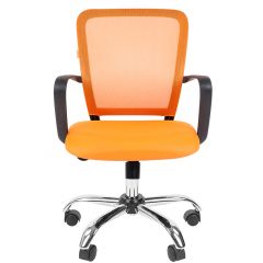Кресло для оператора CHAIRMAN 698 хром (ткань TW 16/сетка TW 66) в Стрежевом - strezevoi.mebel24.online | фото 2