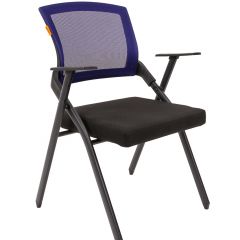 Кресло для посетителей CHAIRMAN NEXX (ткань стандарт черный/сетка DW-61) в Стрежевом - strezevoi.mebel24.online | фото 1