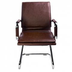 Кресло для посетителя Бюрократ CH-993-Low-V/Brown коричневый в Стрежевом - strezevoi.mebel24.online | фото 4