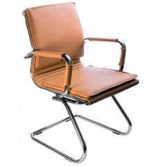 Кресло для посетителя Бюрократ CH-993-Low-V/Camel светло-коричневый в Стрежевом - strezevoi.mebel24.online | фото