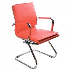 Кресло для посетителя Бюрократ CH-993-Low-V/Red красный в Стрежевом - strezevoi.mebel24.online | фото