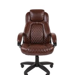 Кресло для руководителя  CHAIRMAN 432 (Экокожа коричневая) в Стрежевом - strezevoi.mebel24.online | фото 2
