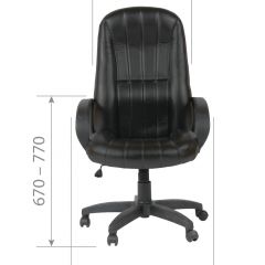 Кресло для руководителя  CHAIRMAN 685 (экокожа черный) в Стрежевом - strezevoi.mebel24.online | фото 5