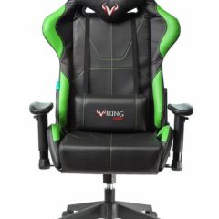 Кресло игровое Бюрократ VIKING 5 AERO LGREEN черный/салатовый в Стрежевом - strezevoi.mebel24.online | фото 2