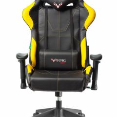 Кресло игровое Бюрократ VIKING 5 AERO YELLOW черный/желтый в Стрежевом - strezevoi.mebel24.online | фото 3