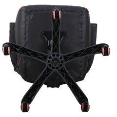 Кресло компьютерное BRABIX Nitro GM-001 (ткань/экокожа) черное, вставки красные (531816) в Стрежевом - strezevoi.mebel24.online | фото