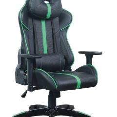 Кресло компьютерное BRABIX "GT Carbon GM-120" (черное/зеленое) 531929 в Стрежевом - strezevoi.mebel24.online | фото