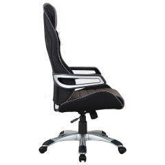 Кресло компьютерное BRABIX Techno GM-002 (ткань) черное/серое, вставки белые (531815) в Стрежевом - strezevoi.mebel24.online | фото 4
